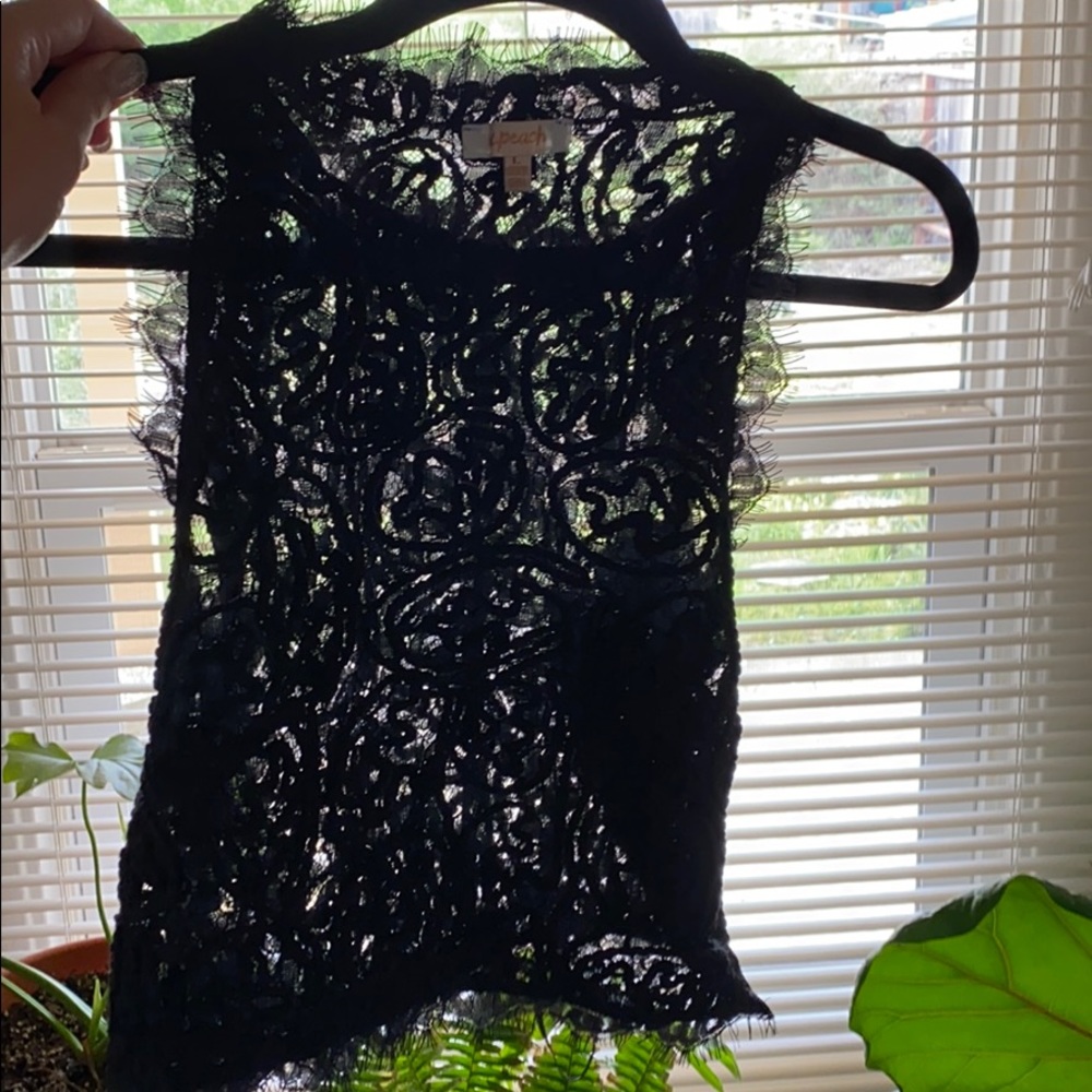Lace crop top